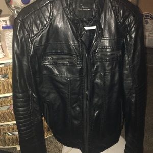 Mens leather jacket size small